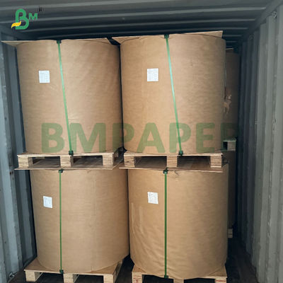 Papel Kraft de cemento marrón semi-extensible sin blanquear de 140 g para envolver
