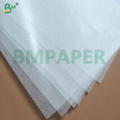 38 - 90gm Papel de vidrio blanco para envases de alimentos Resistencia a la grasa y el aceite