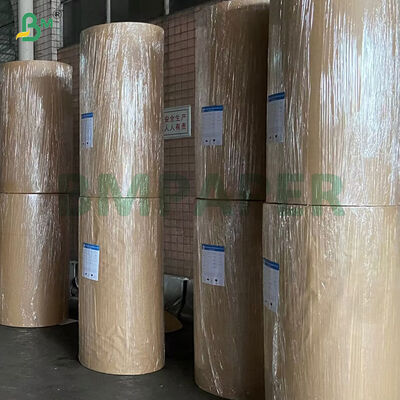 40 gm + 10 gm Papel revestido de PE brillante de un solo lado a prueba de aceite para envases de alimentos