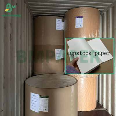 1000mm 1100mm 230g +15PE Heat Resistance Cupstock Paper For Cold Beverage Cups