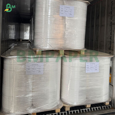 Papel de envolver para pajitas blanco imprimible de 24g, 26g, 28g para embalaje personalizado de marca