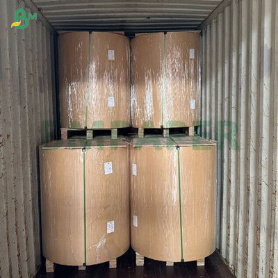 Papel Kraft Blanqueado de Alta Elasticidad de 120 g/m² para Rollos de Bolsas de Compras