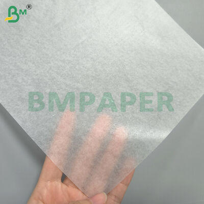 Wax Coated Glazed Paper 23gsm 40gsm Translucent Wrapping Paper For Food