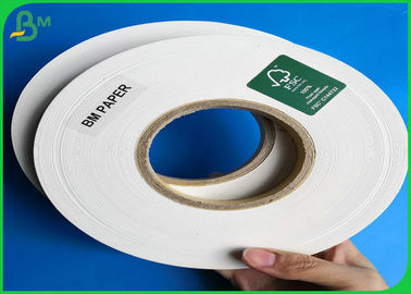 Rollo biodegradable 60gsm 120gsm 14m m 15m m del papel de embalaje de la paja para las pajas de beber
