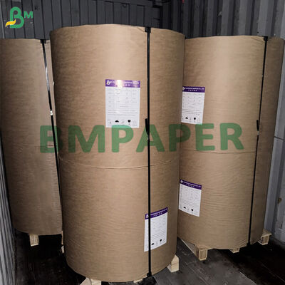Rollo de papel blanco a prueba de grasa de 40 gm 60 gm para envasado de alimentos 1200 mm libre de PFAS