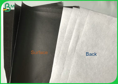 Rollo superficial negro imprimible biodegradable seguro del papel de paja del 100% 60gsm 80gsm
