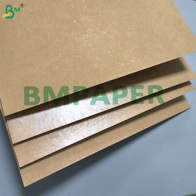 Contenedor de alimentos de papel kraft con recubrimiento de PE marrón