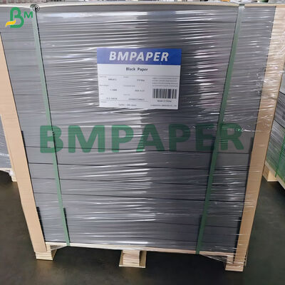 Papel de cartulina negra de 250 g/m² y 300 g/m² para embalaje de joyería, excelente imprimibilidad