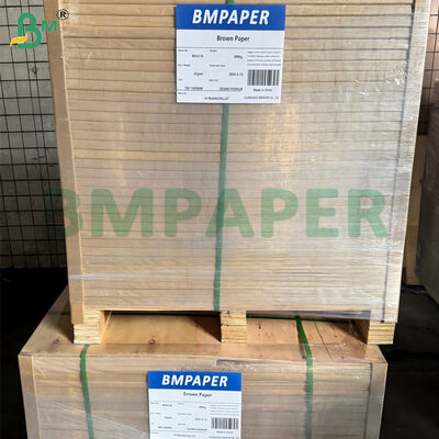 Papel para hornear de color marrón recubierto de silicona de dos lados de 42 gramos para cocinar al vapor