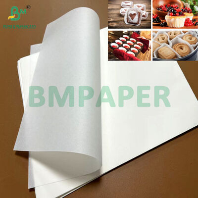 Papel antiadherente y resistente a la grasa de 30 g/m² y 40 g/m² para hacer moldes para hornear de 27,25 x 28 pulgadas