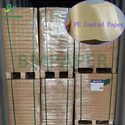 Resistencia al aceite 30 gm + 15 PE Papel recubierto para envases de cubiertos 70 x 100 cm