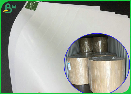 97GSM ambo rollo brillante cubierto del papel de arte del lado para hacer la caja de papel
