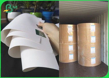 Papel de embalaje blanco de papel blanqueado de la pulgada 80gsm 120gsm de Kraft Rolls 36