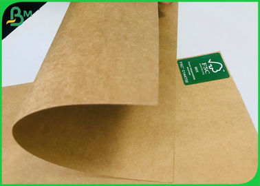 El FDA certificó el rollo del papel de envase de comida del tablero de papel 250gsm 300gsm de Brown Kraft