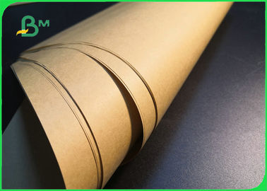 papel durable de 40gsm 50gsm Brown Kraft para el rasgón 1100m m resistente de la bolsa de asas