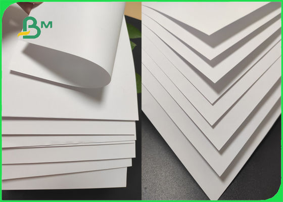 Papel grueso blanco 140 de WFU - lado Matte Eco Fiber Card Paper del doble 250gsm