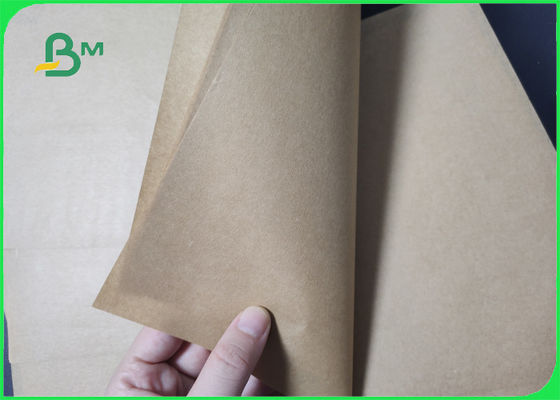 Papel de Brown Kraft de la categoría alimenticia de la pulpa de madera 40gsm para empaquetar no tóxico