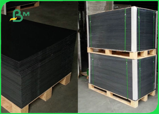 300gm 350gm Papel de cartón negro para cajas telefónicas Alta resistencia