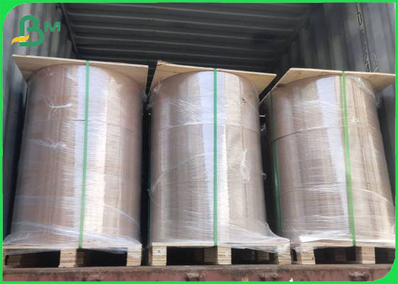 Papel de bebida de paja marrón de alta dureza en rollo