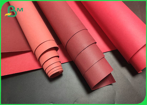 material lavable de papel rojo 0.55m m reciclable de los bolsos de Rolls de la tela de 0.3m m Kraft