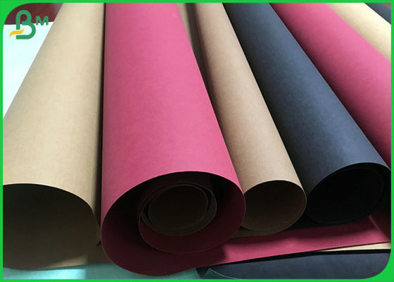 Anchura de papel lavable 0.55m m gruesa a todo color material del rollo el 1.5m de Kraft de la tela