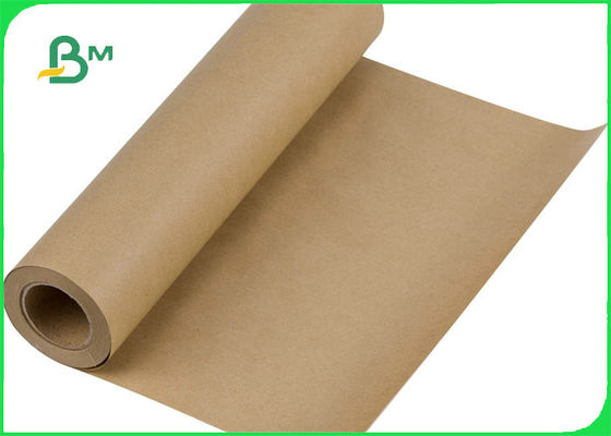 papel puro Rolls de 70gsm 90gsm Kraft para envolver el artículo de 600m m de los x 270m