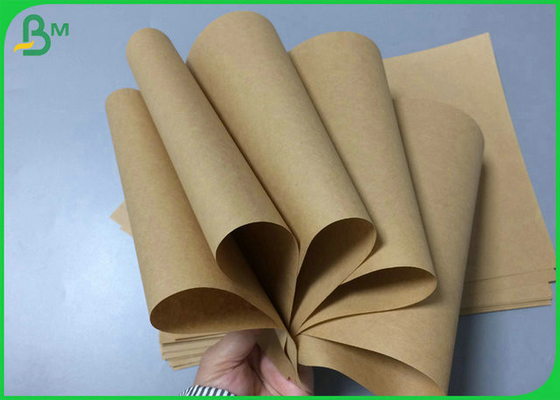 papel de categoría alimenticia de 1000m m 1100m m 60GSM 70GSM Brown Kraft para las bolsas de papel