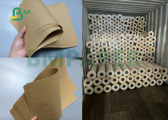 Reciclado 35 pulgadas - alta fuerza Brown Kraft 70gr de papel 80gr 90gr para hacer bolsos de la harina