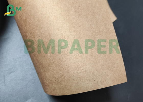 papel de Kraft ultra resistente de los bolsos del cemento 85gsm Brown Matte Surface Unglazed