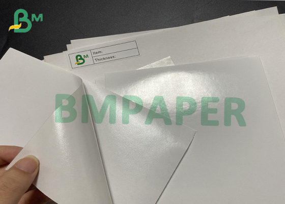 impermeable brillante blanco estupendo de papel de la etiqueta engomada auta-adhesivo 80gsm