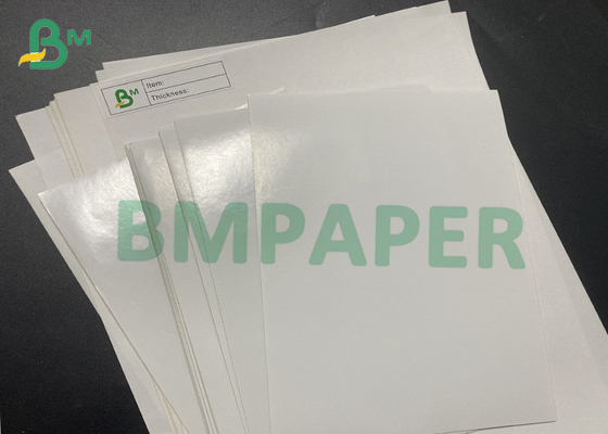 impermeable brillante blanco estupendo de papel de la etiqueta engomada auta-adhesivo 80gsm