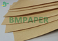 papel mojado de papel de Brown Kraft de la resistencia a la tensión de Kraft de la cinta sin blanquear 70gsm alto
