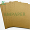 200 gm Papel de prueba de papel de revestimiento de madera lisa, pasta de madera fuerte, marrón Kraft