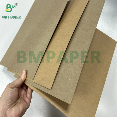 270 gr 300 gr Papel de bobina artesanal sin blanquear de gran formato para bolsas de compras 85cm 120cm