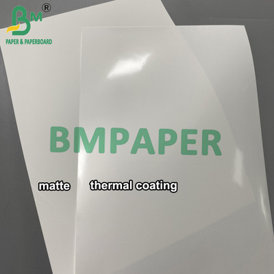 Papel térmico sintético Jumbo Roll 1090mm*8000m Material de papel de etiqueta resistente al desgarro