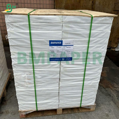 Impresión láser de papel sintético de color blanco mate de 120um y 130um para etiquetas de 33 cm x 48,5 cm