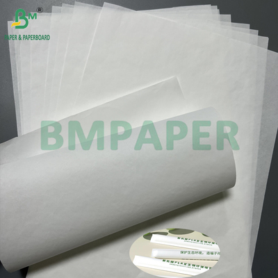 Buen rendimiento de impresión 24 28 GSM Papel de envoltura de higiene blanco sello térmico