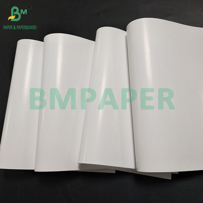 80gm 100% de madera virgen de pulpa buena impresión C1S papel de arte para bolsas de papel
