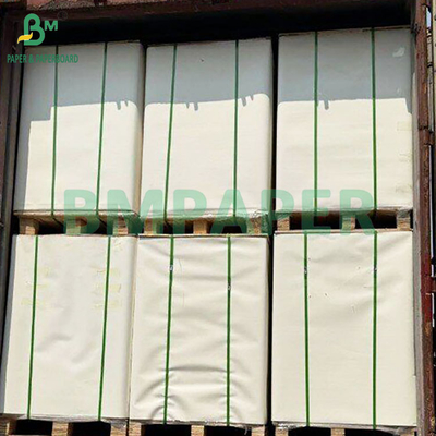 80gm 100% de madera virgen de pulpa buena impresión C1S papel de arte para bolsas de papel