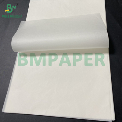 40 g de embalaje para sándwiches para alimentos blancos, hojas de papel a prueba de grasa de 400 mm x 660 mm