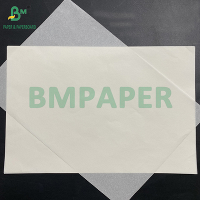 40 g de embalaje para sándwiches para alimentos blancos, hojas de papel a prueba de grasa de 400 mm x 660 mm