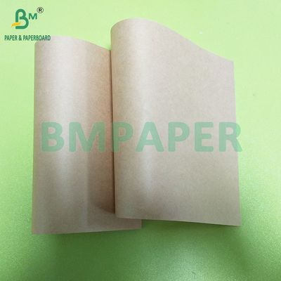 60gm 100% de madera virgen de pulpa marrón bolsas Kraft papel para el embalaje de alimentos