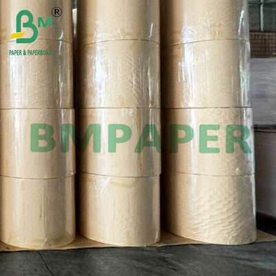 50gm 60gm Rigidez Envase marrón Papel Kraft con pulpa de madera pura