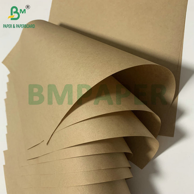 Papel Kraft marrón sin revestimiento 70 gsm75 gsm para bolsas de embalaje de cemento capa externa imprimible