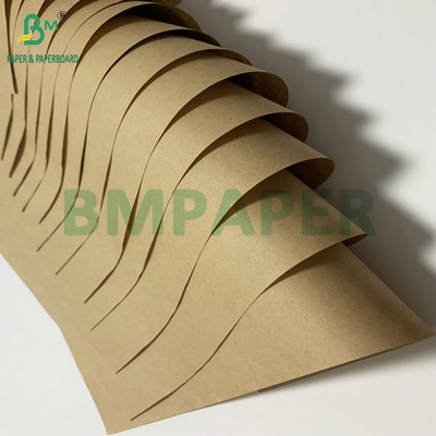 Papel Kraft marrón sin revestimiento 70 gsm75 gsm para bolsas de embalaje de cemento capa externa imprimible