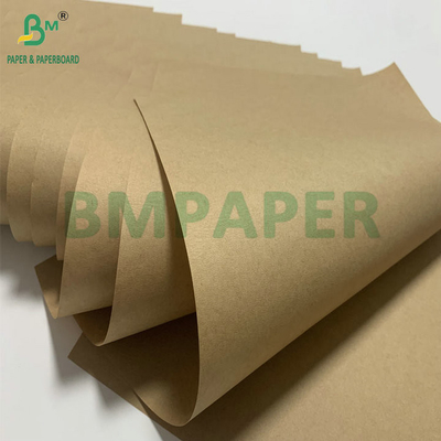 Papel Kraft marrón sin revestimiento 70 gsm75 gsm para bolsas de embalaje de cemento capa externa imprimible