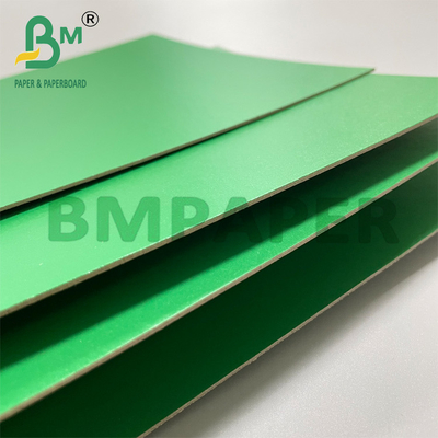 1.2mm 1.5mm Color Verde Laminado Gray Back Board para la caja de joyas