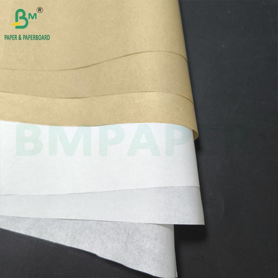 Papel de embalaje para sándwiches natural y blanco Papel resistente a la grasa Papel envolvente para alimentos