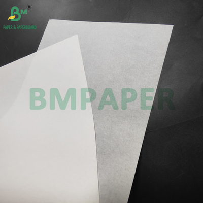 35gm 38gm Envase de alimentos Papel blanco resistente a la grasa para el kit de sándwich 7 635mm