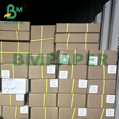Papel de fichaje de gráficos de color blanco brillante para impresión CAD 36 "x 150ft 20LB en 2" Core